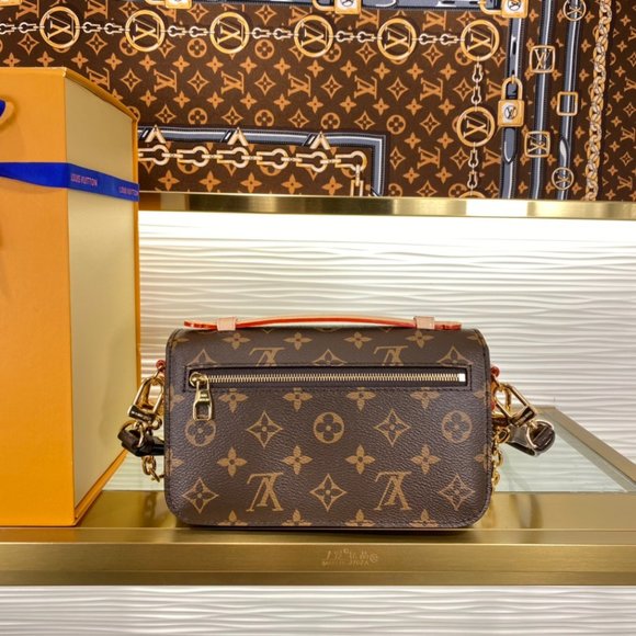 Louis Vuitton Pochette Métis Monogram Coated Canvas Crossbody Bag - Picture 9 of 9